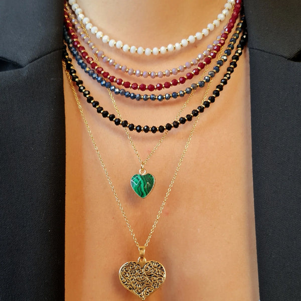Choker Necklaces | Beaded, Charms & Semi-Precious Designs by Miniz