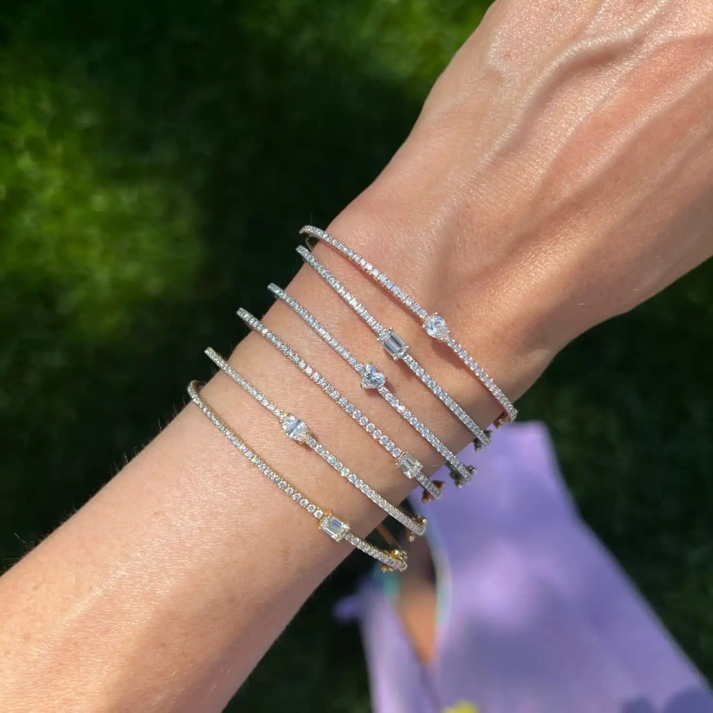 MiniLux zirconia bangle