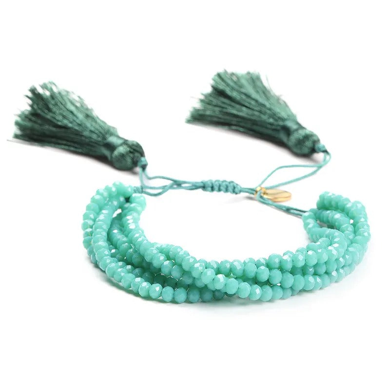 Beaded Bracelet Green