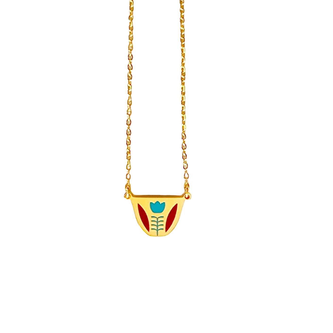 Collier tasse de café عقد فنجان شفة عربي مطلي ذهب