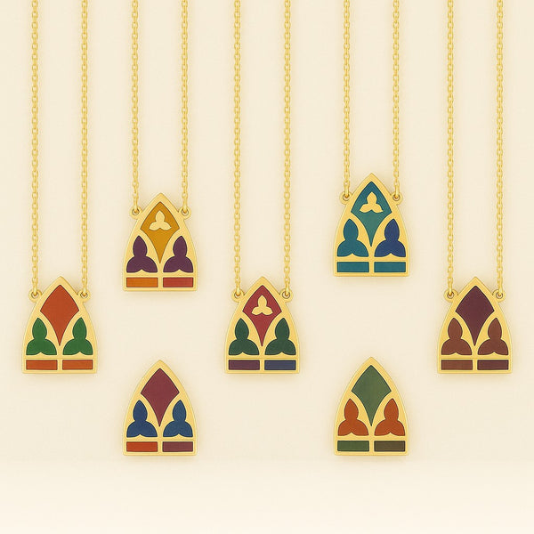 Arches of Light | Enamel Jewelry Inspired by Beirut Windows – Miniz