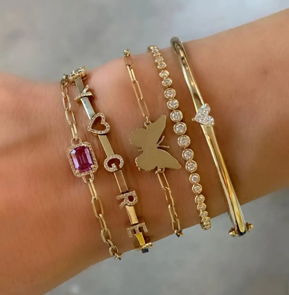 MiniLux heart shaped bracelet