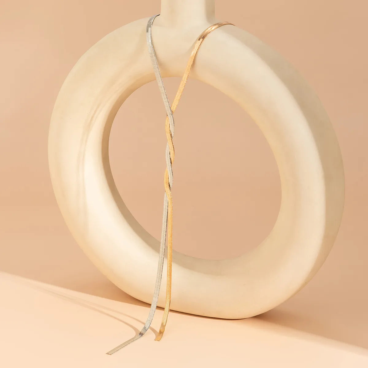 Duo snake necklace