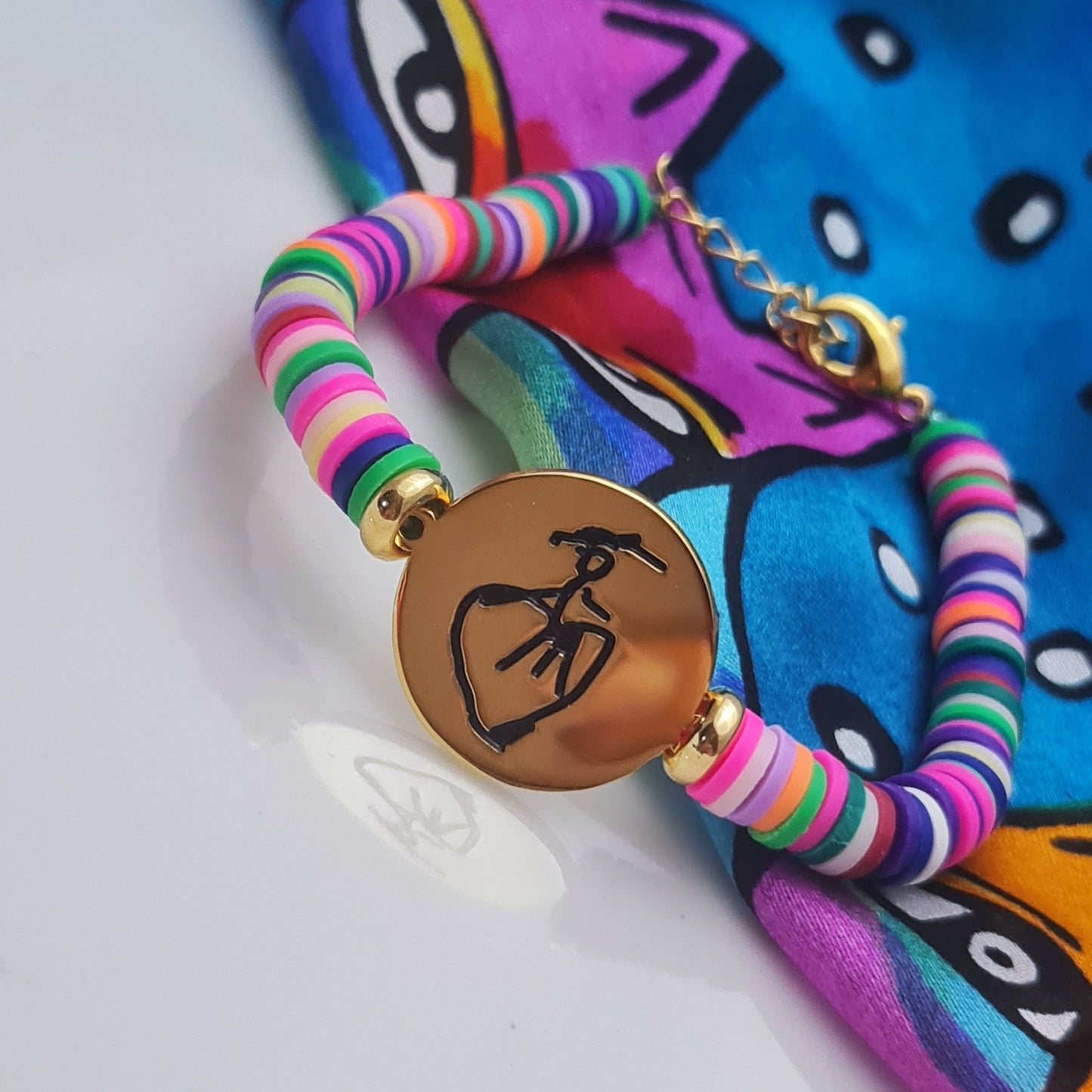 Name, drawing" bracelet