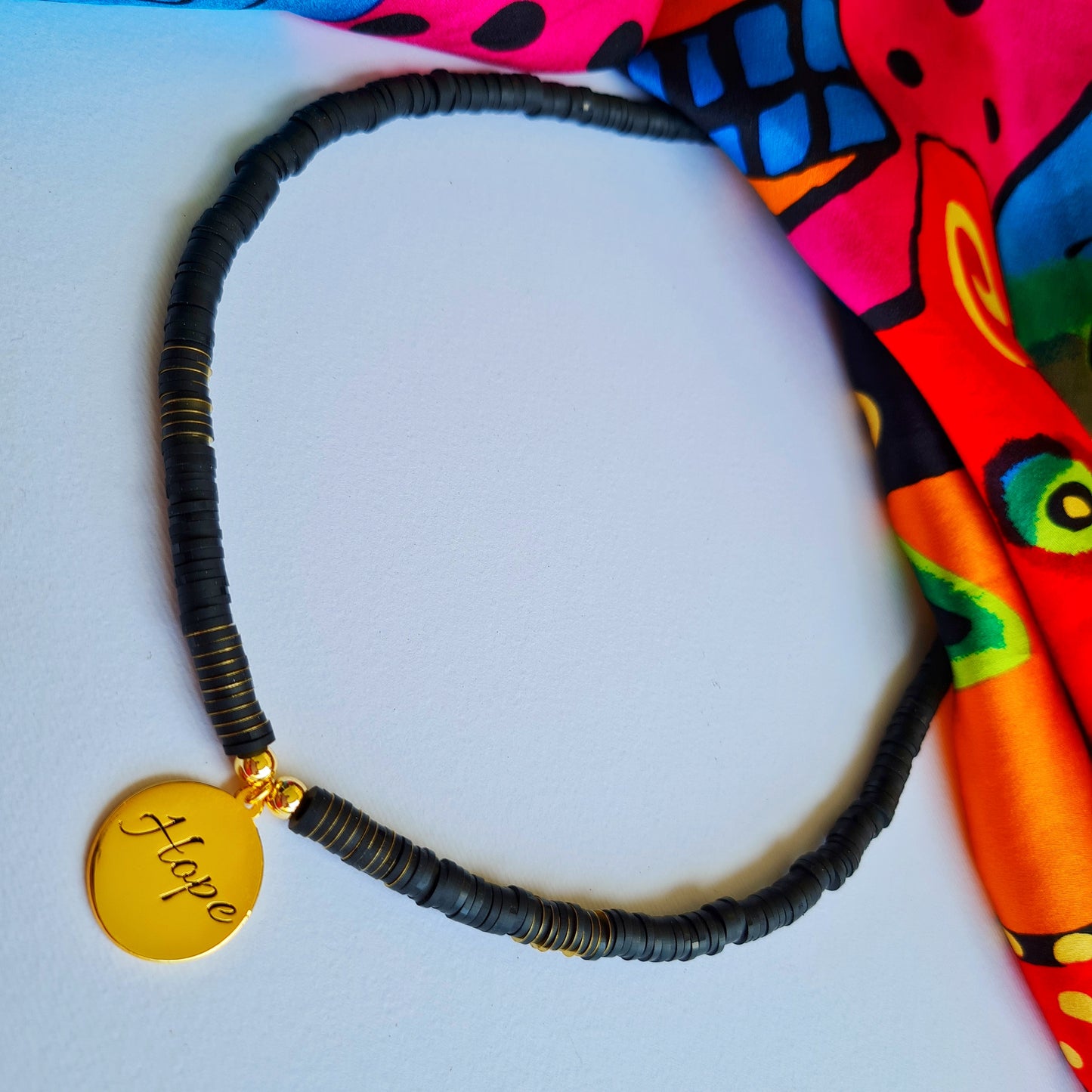 Black customizable Name Necklace