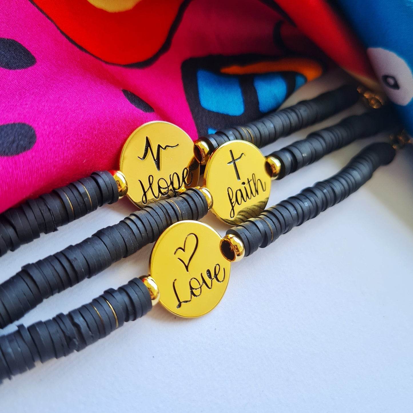 Hope, dreams, believe bracelet