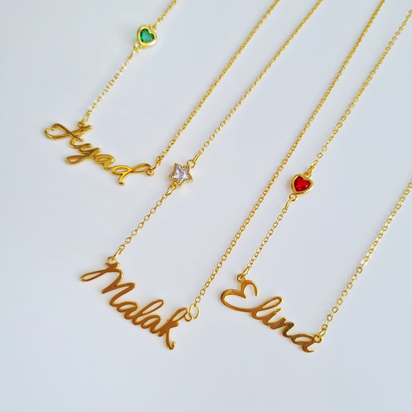 Customizable Name necklace 18K GP