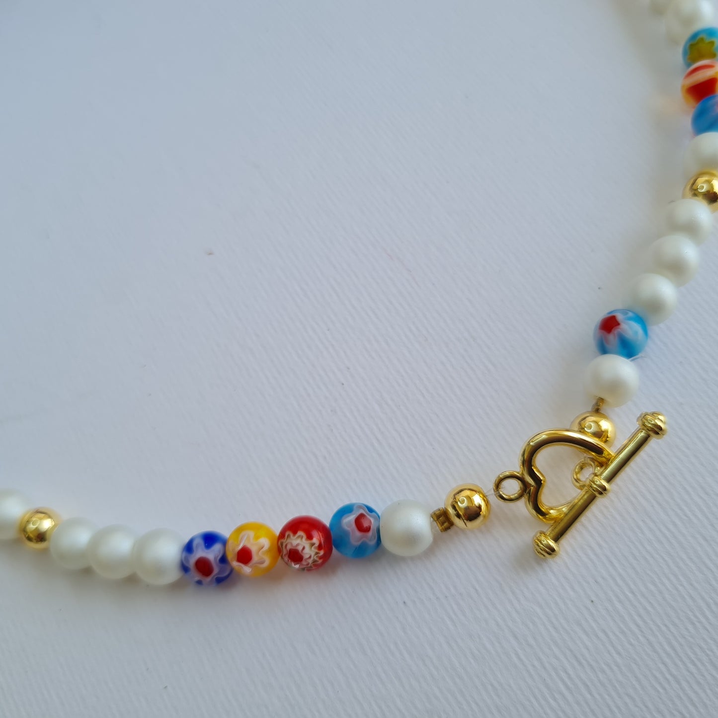 Millefiori flower Necklace