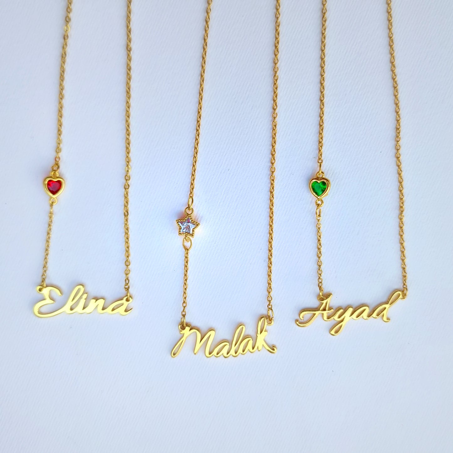 Customizable Name necklace 18K GP