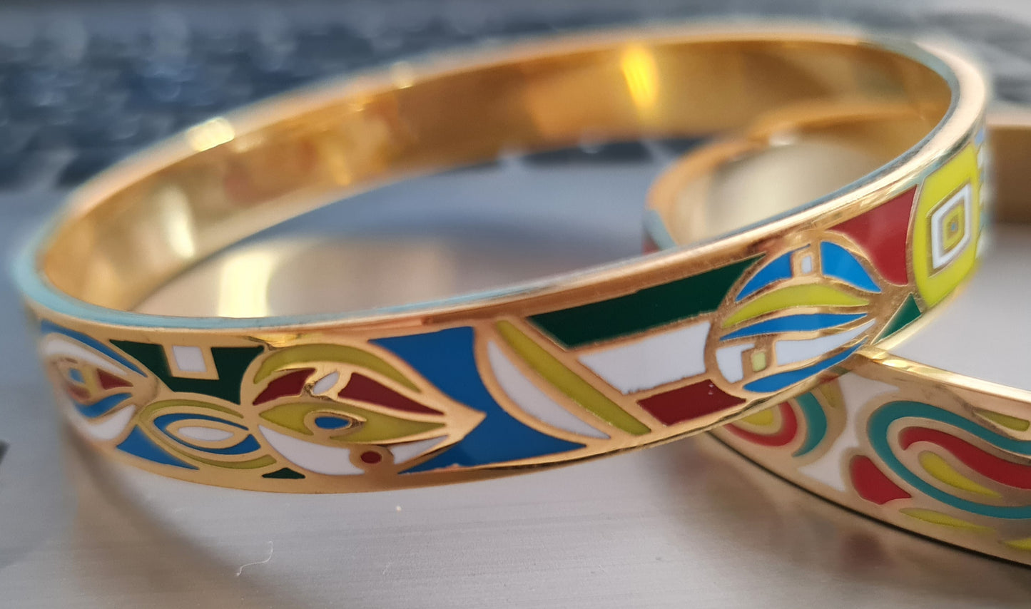 MiniLux Enamel Bangles