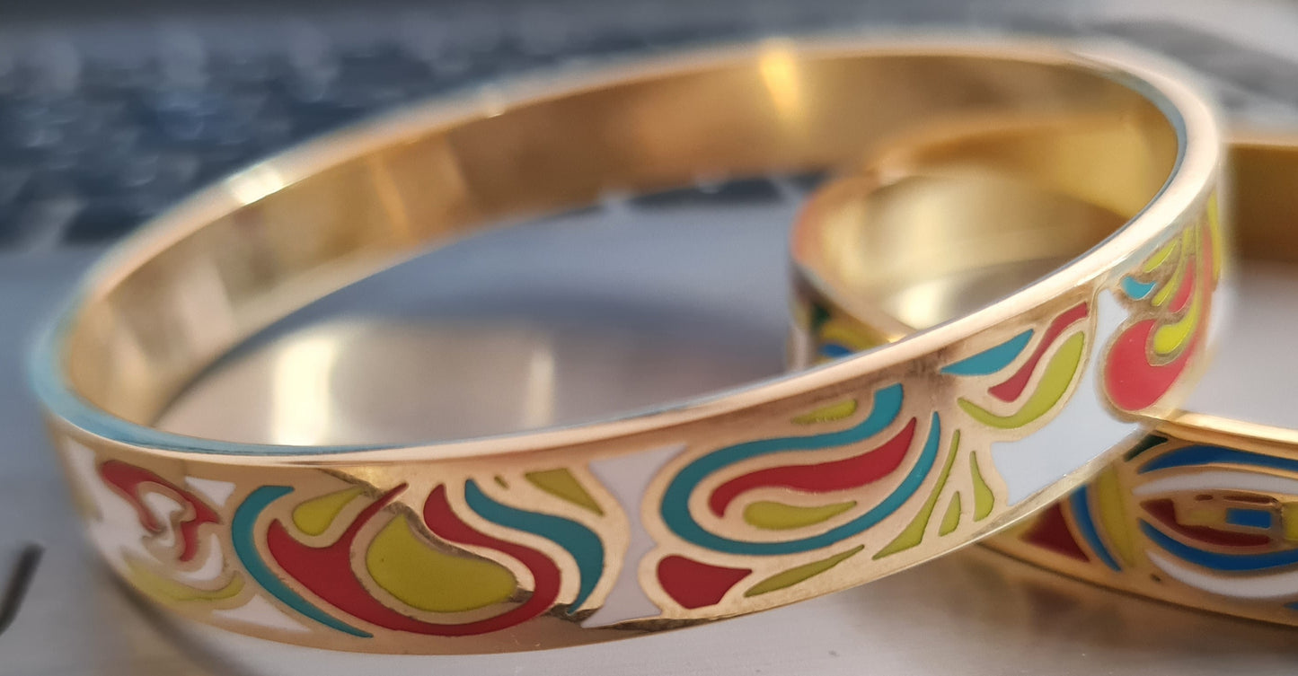 MiniLux Enamel Bangles
