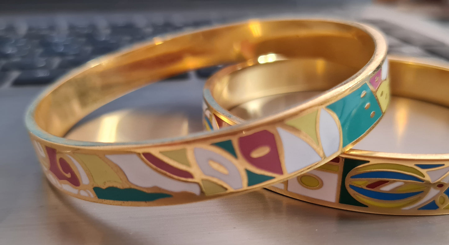 MiniLux Enamel Bangles