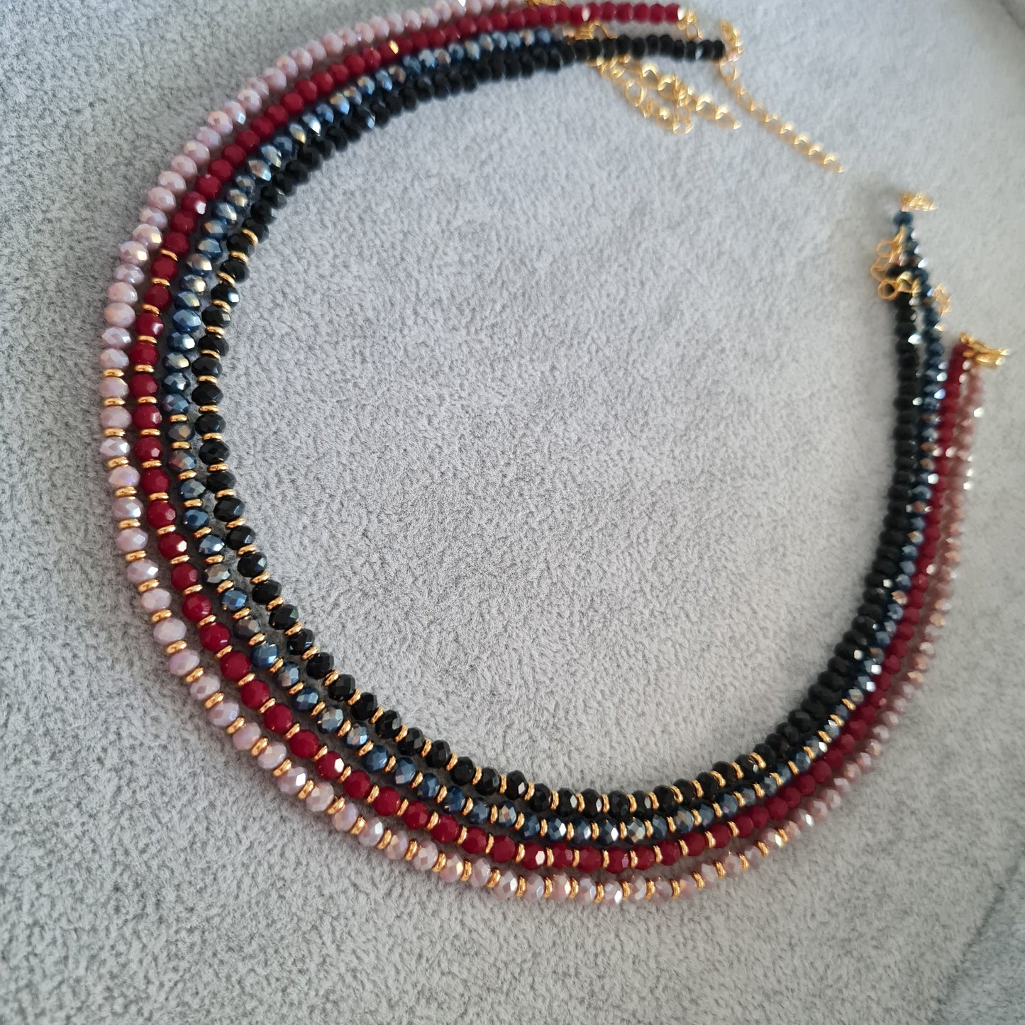 Vibrant Crystal Choker Necklace