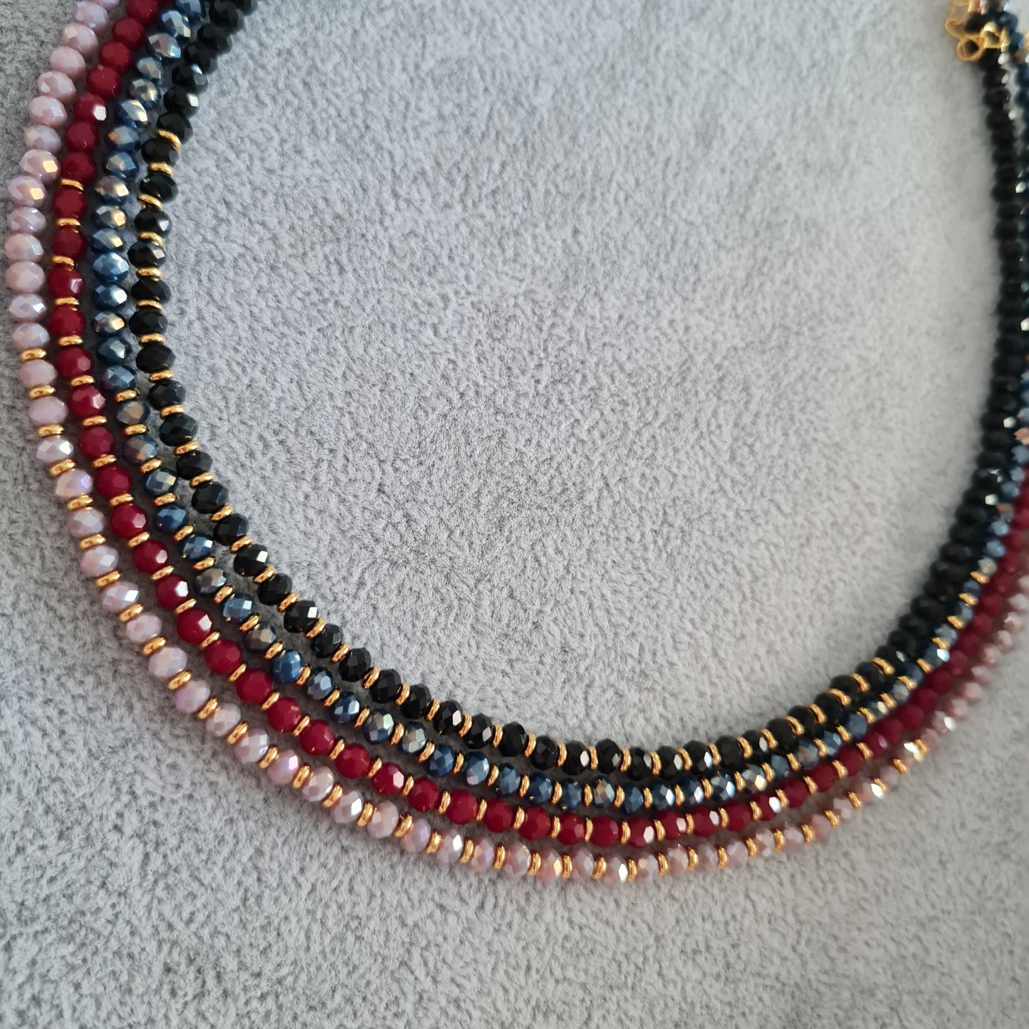 Vibrant Crystal Choker Necklace