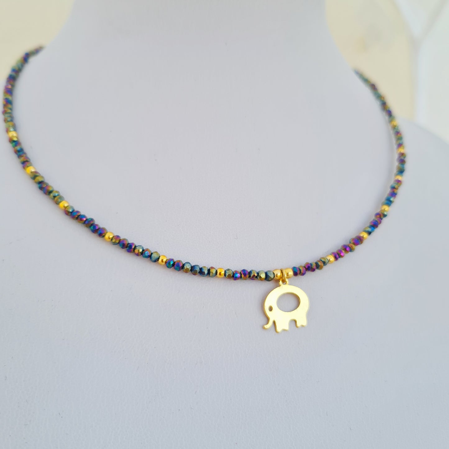 Elephant Choker Necklace