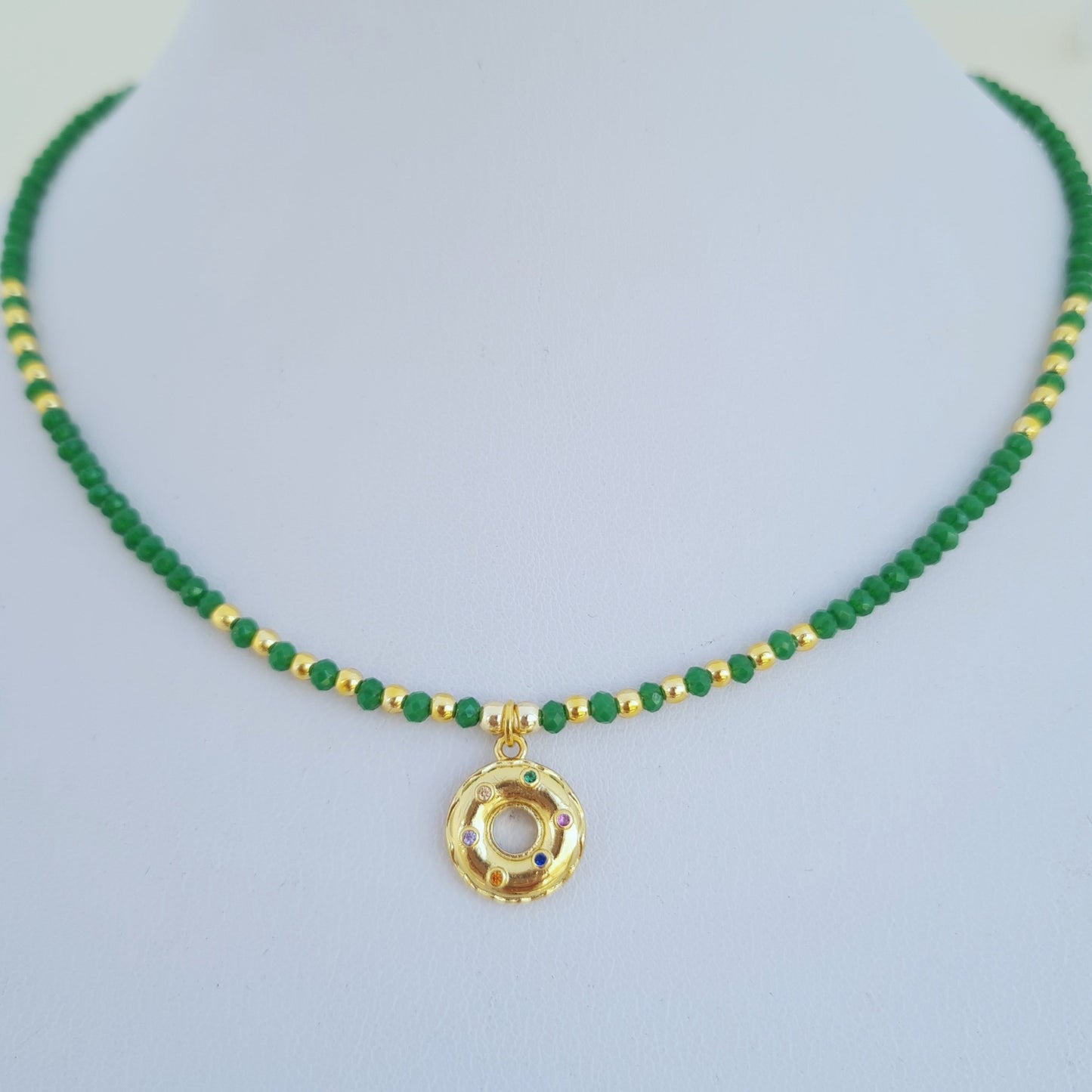 Donut Choker Necklace