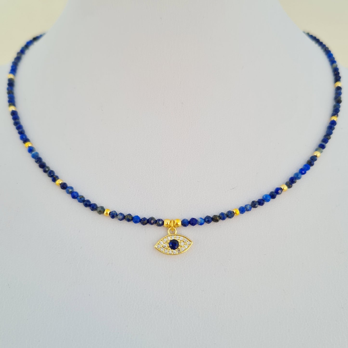 Evil eye choker necklace