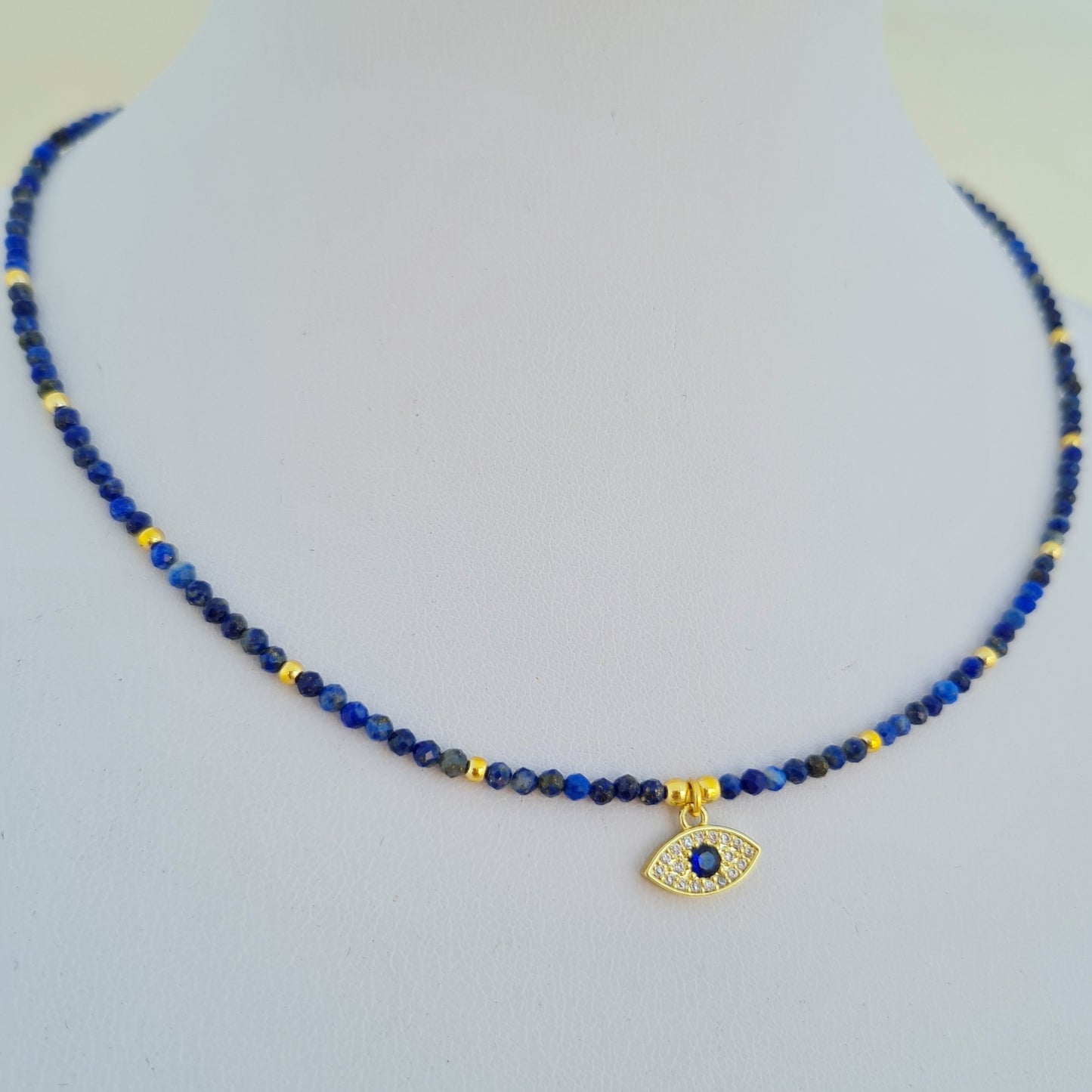 Evil eye choker necklace