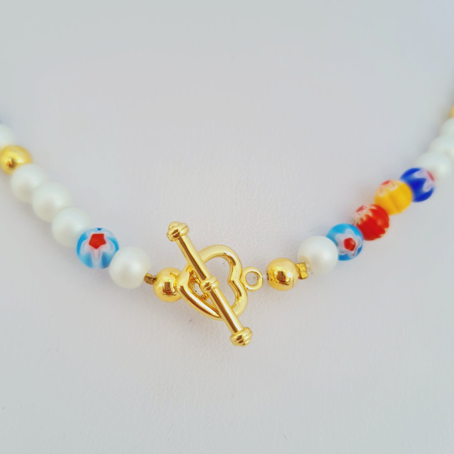 Millefiori flower Necklace
