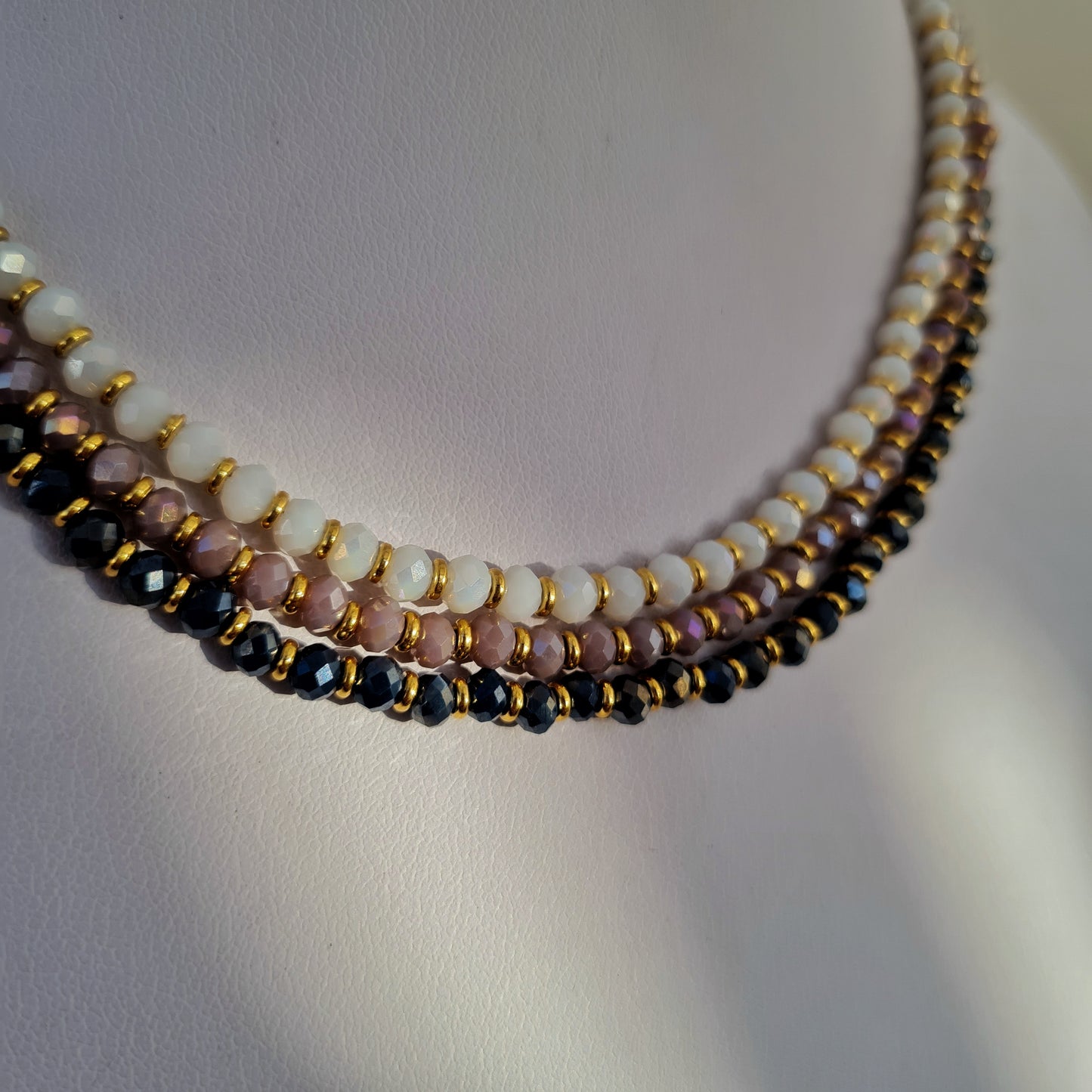 Vibrant Crystal Choker Necklace