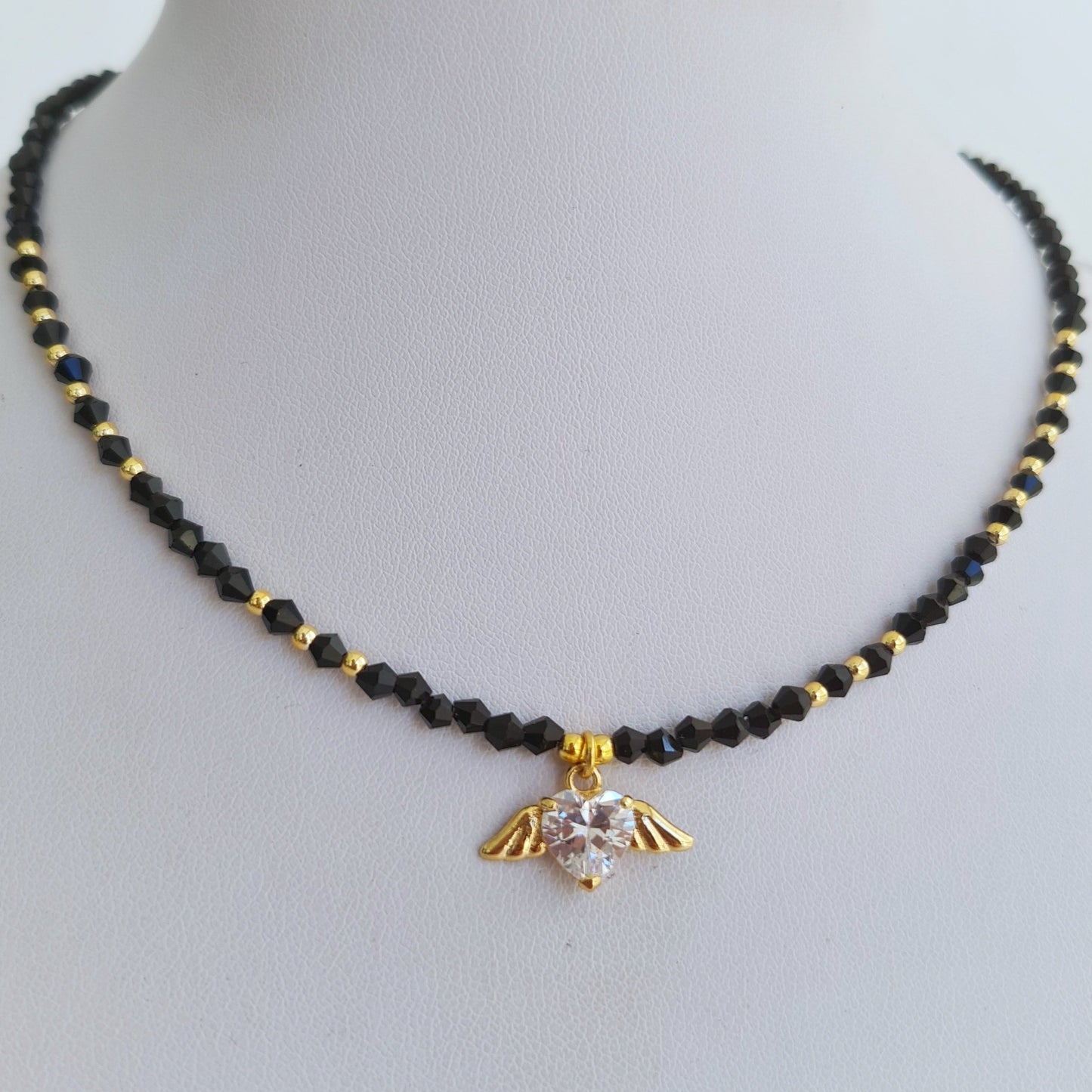 Flying heart Choker Necklace