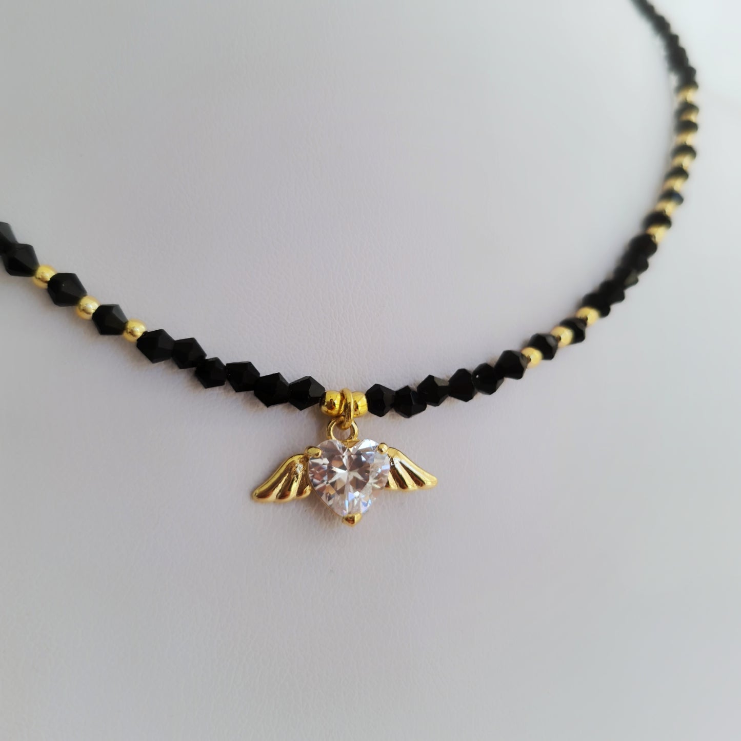 Flying heart Choker Necklace