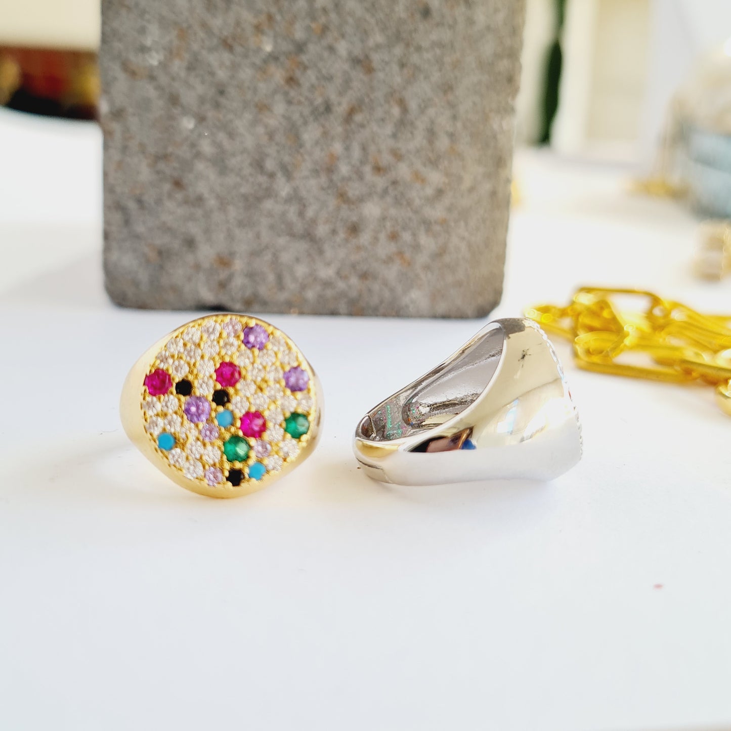 Shine on Zirconia ring