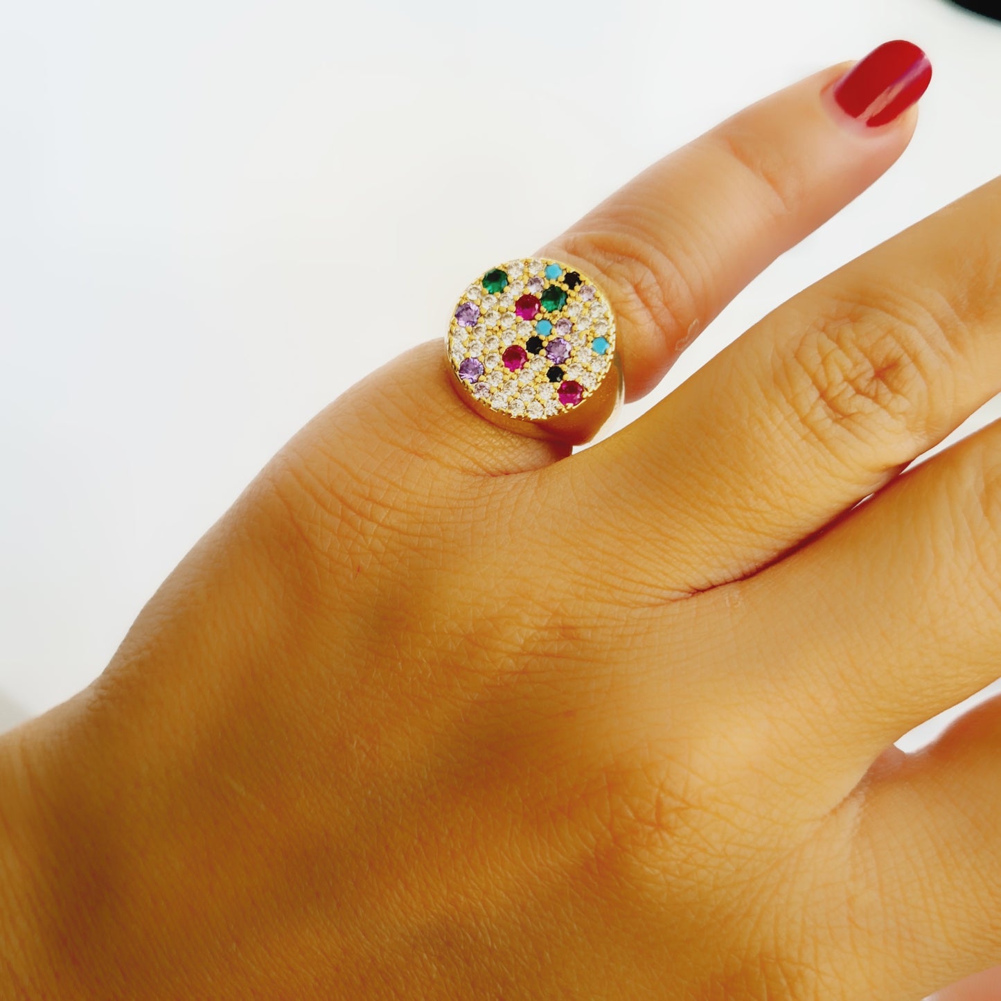 Shine on Zirconia ring