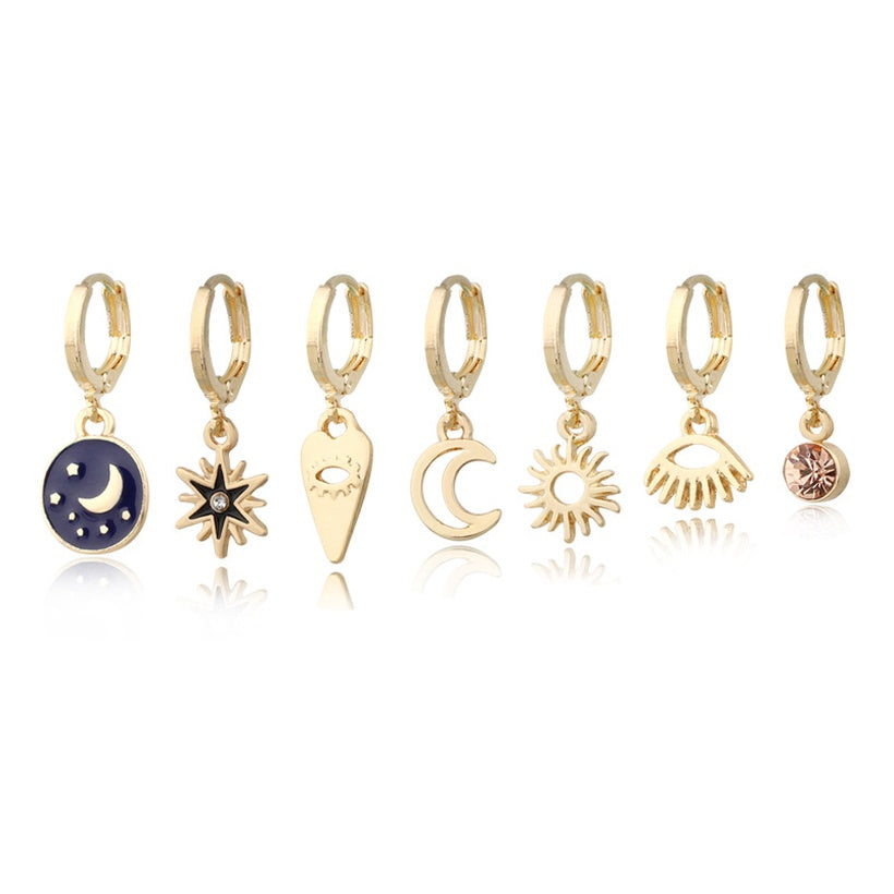Evil eye earrings