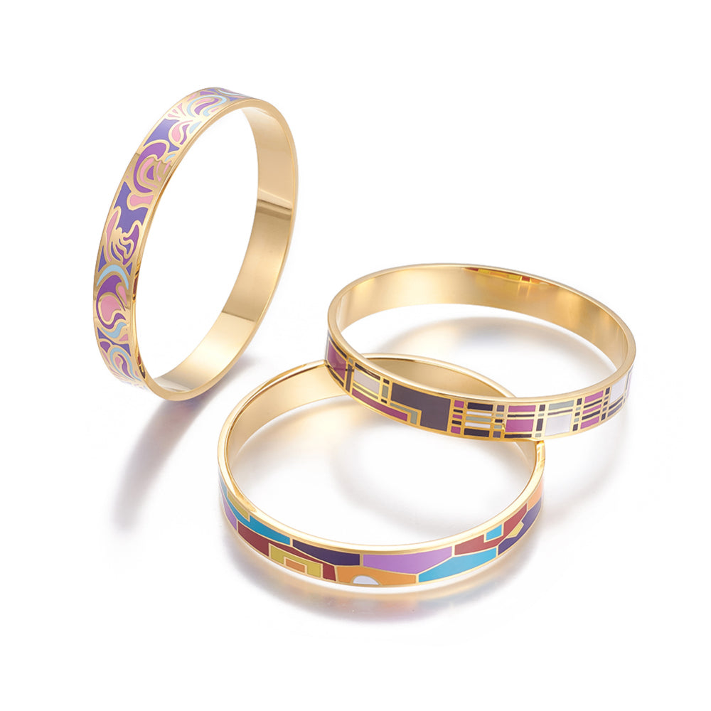 MiniLux Enamel Bangles