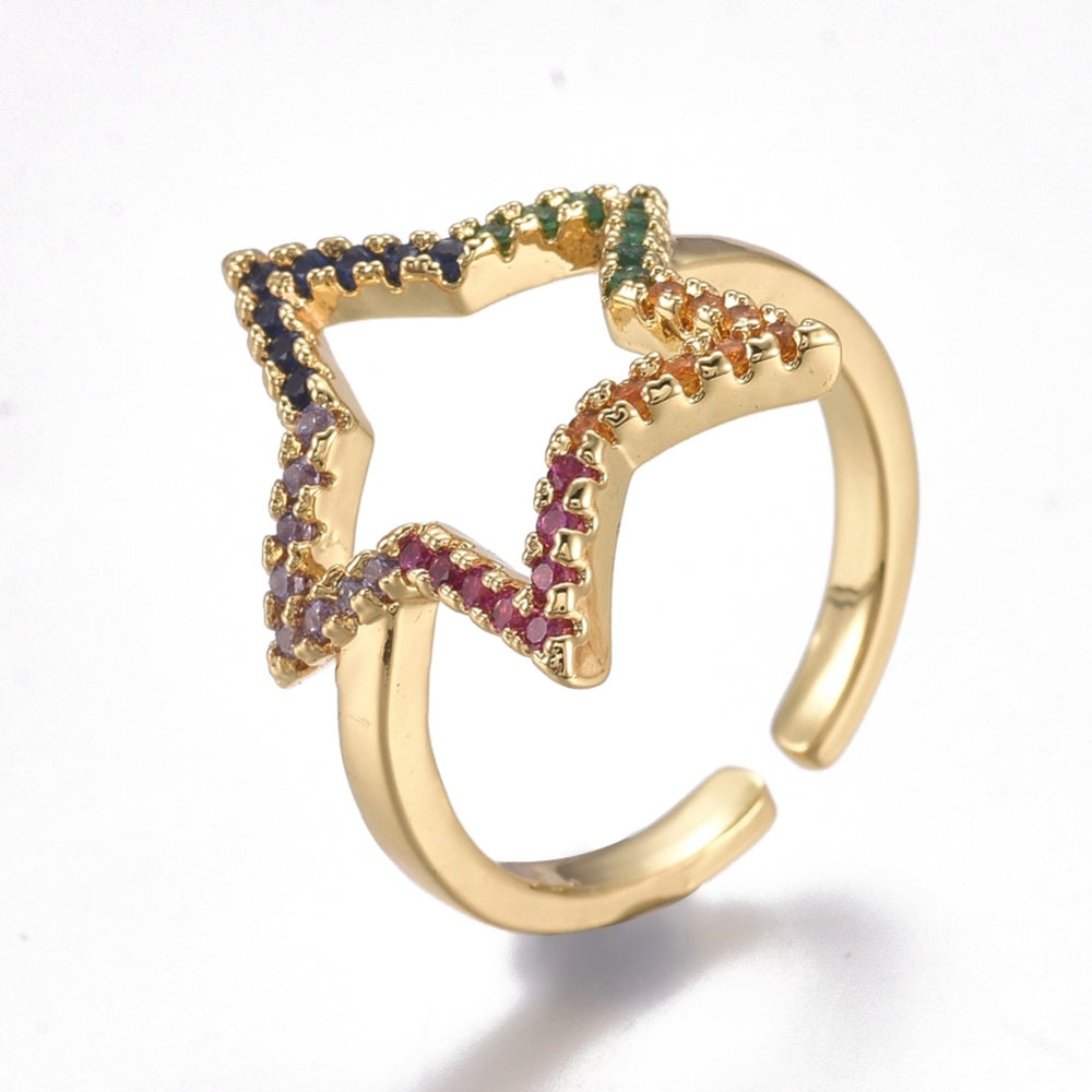 MiniLux "Star" Zirconia ring