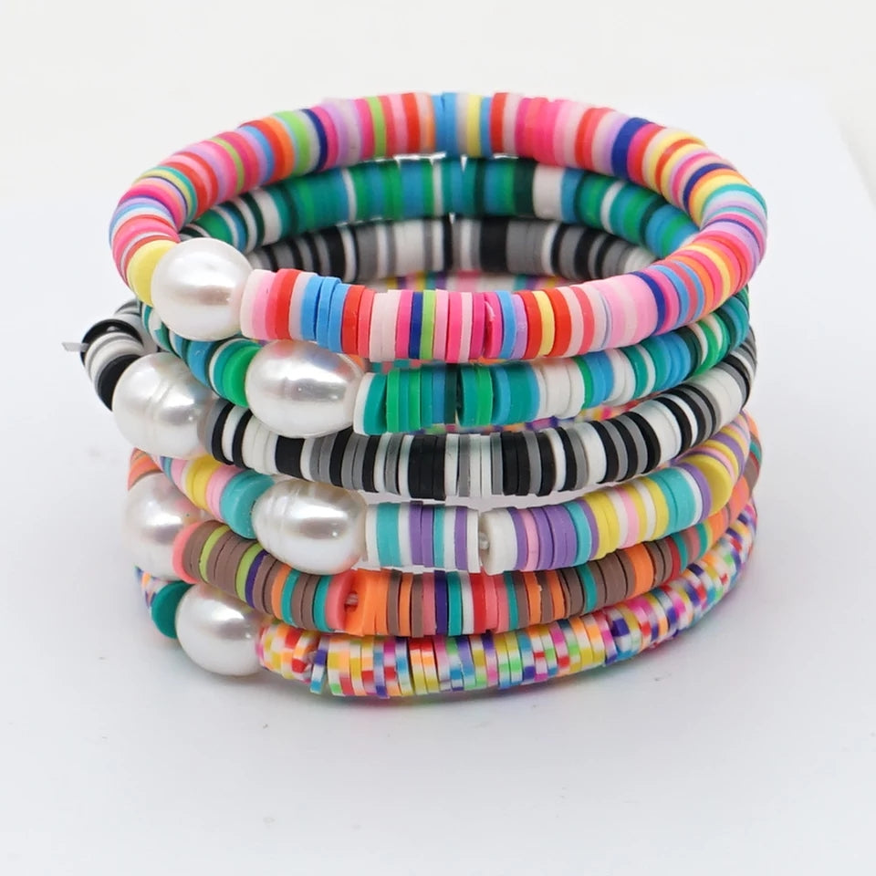 Customizable surfer beads "Lilia"