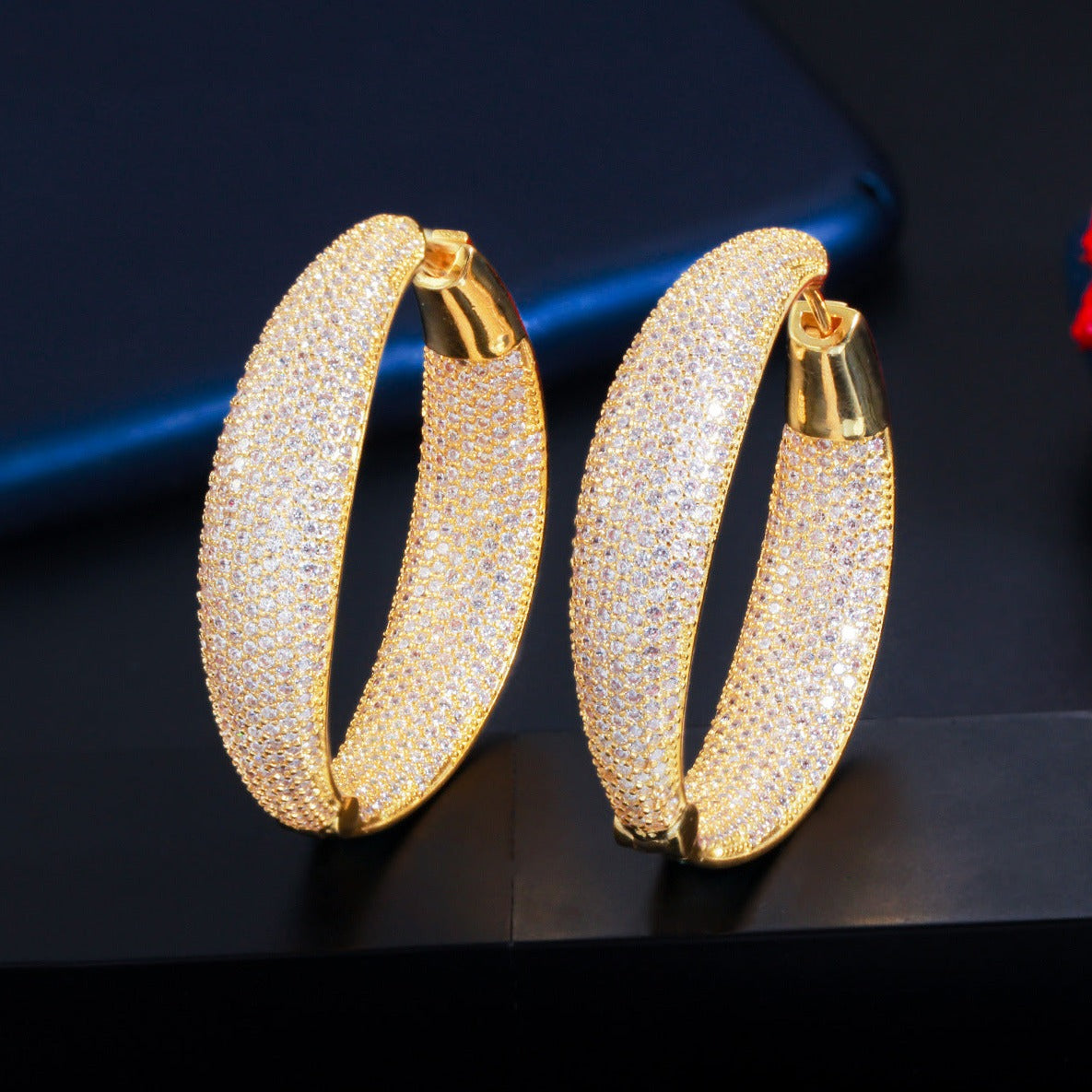 MiniLux "Como" golden earrings