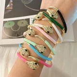 Minilux Snake enamel Bracelets - Black