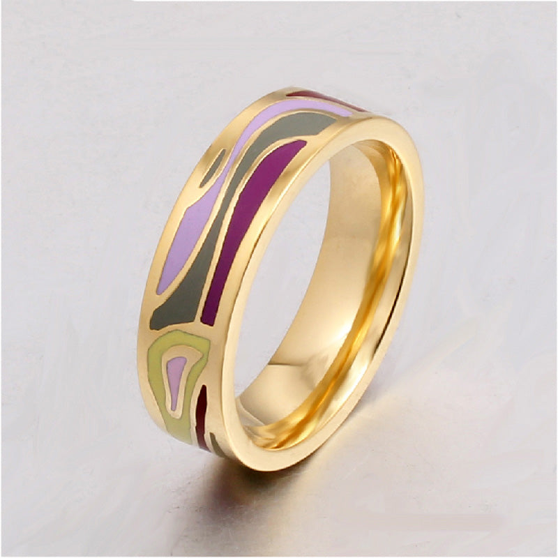 MiniLux "Pluto" Enamel ring