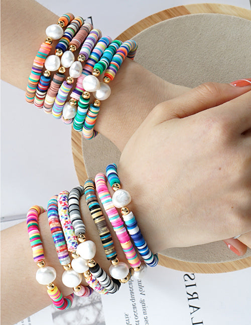 Customizable surfer beads "Paola"