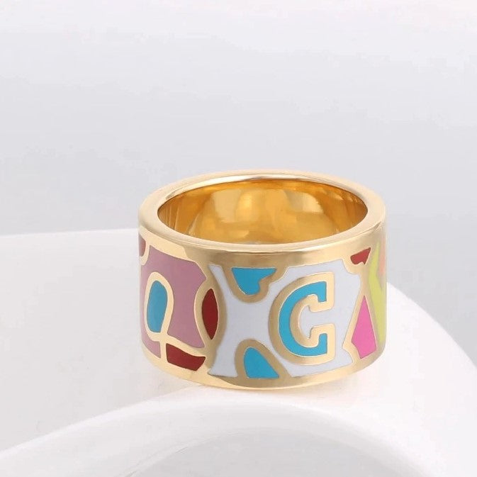 MiniLux "Neptune 2" Enamel ring