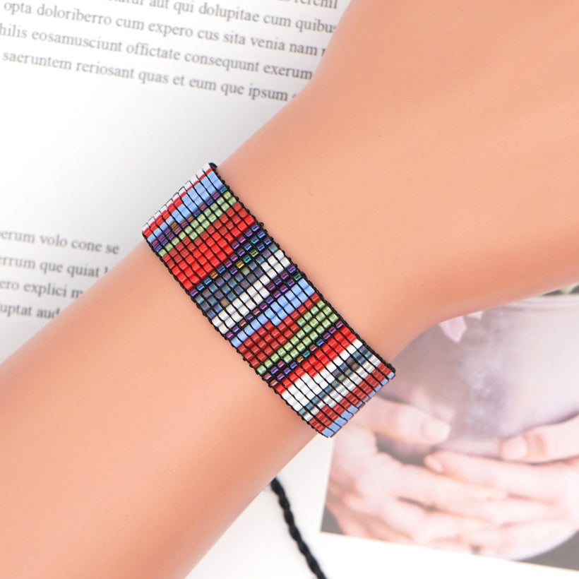 Miyuki beads bracelet "Dark"
