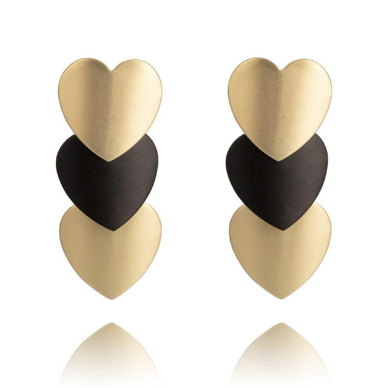 TrioHeart Earrings