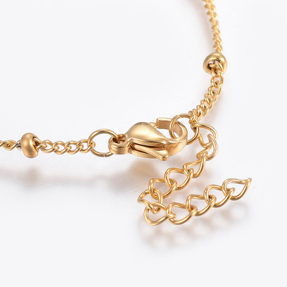 Real pearl and star bracelet