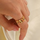 Enamel Dual layer star ring
