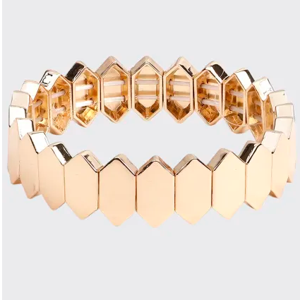 Snake enamel bracelet