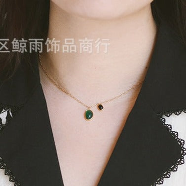 Green Agate Necklace