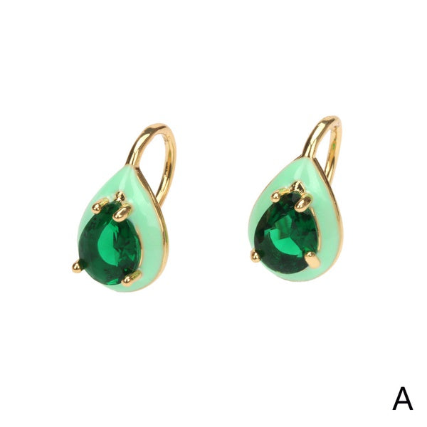 MiniLux enamel candy earrings