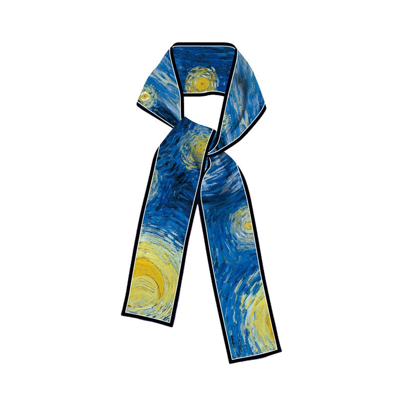 Van Goh : The starry night ribbon scarf