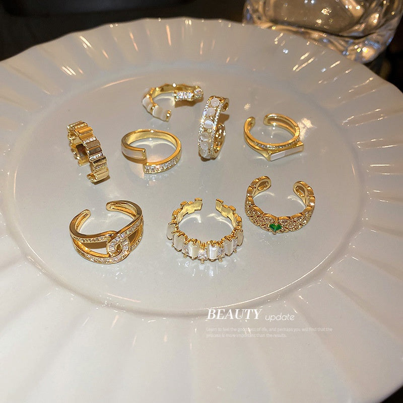 Bamboo and Zirconia ring