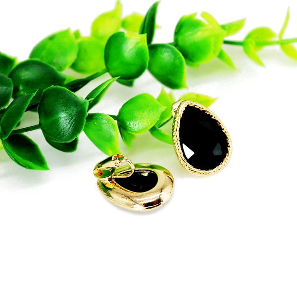 MiniLux Green Ear clip earrings