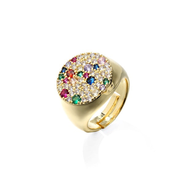 Round Zirconia Ring