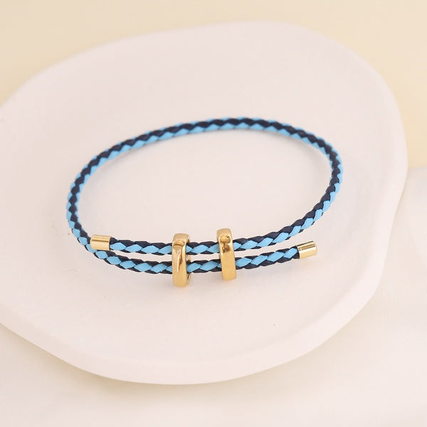 H Leather Bracelet