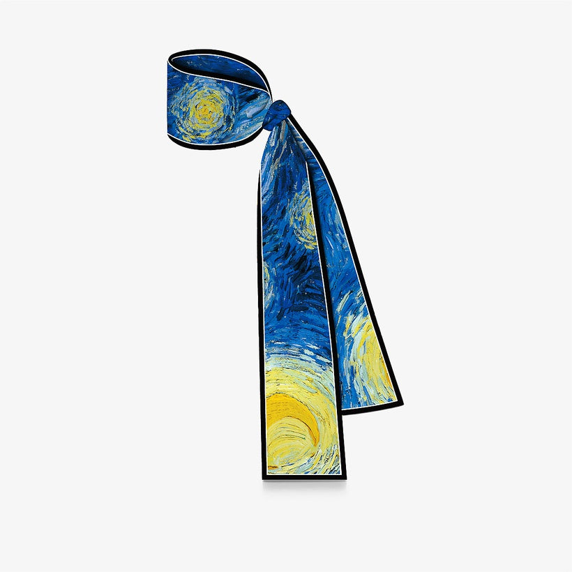 Van Goh : The starry night ribbon scarf